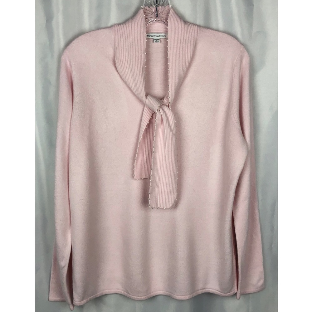 🔥3/$20 Mercer Street Studio Pearl Trim Sweater